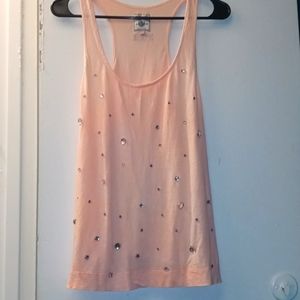 VS Pink jeweled tank